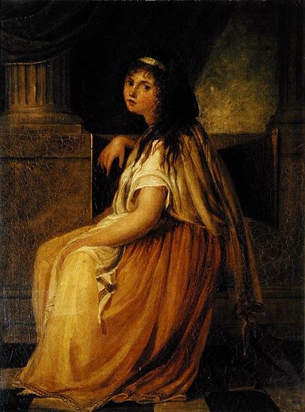 Lady Hamilton in costume for her 