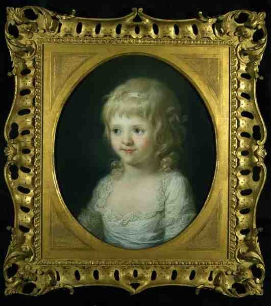 Portrait of Miss Francis Lust by Angelica Kauffmann