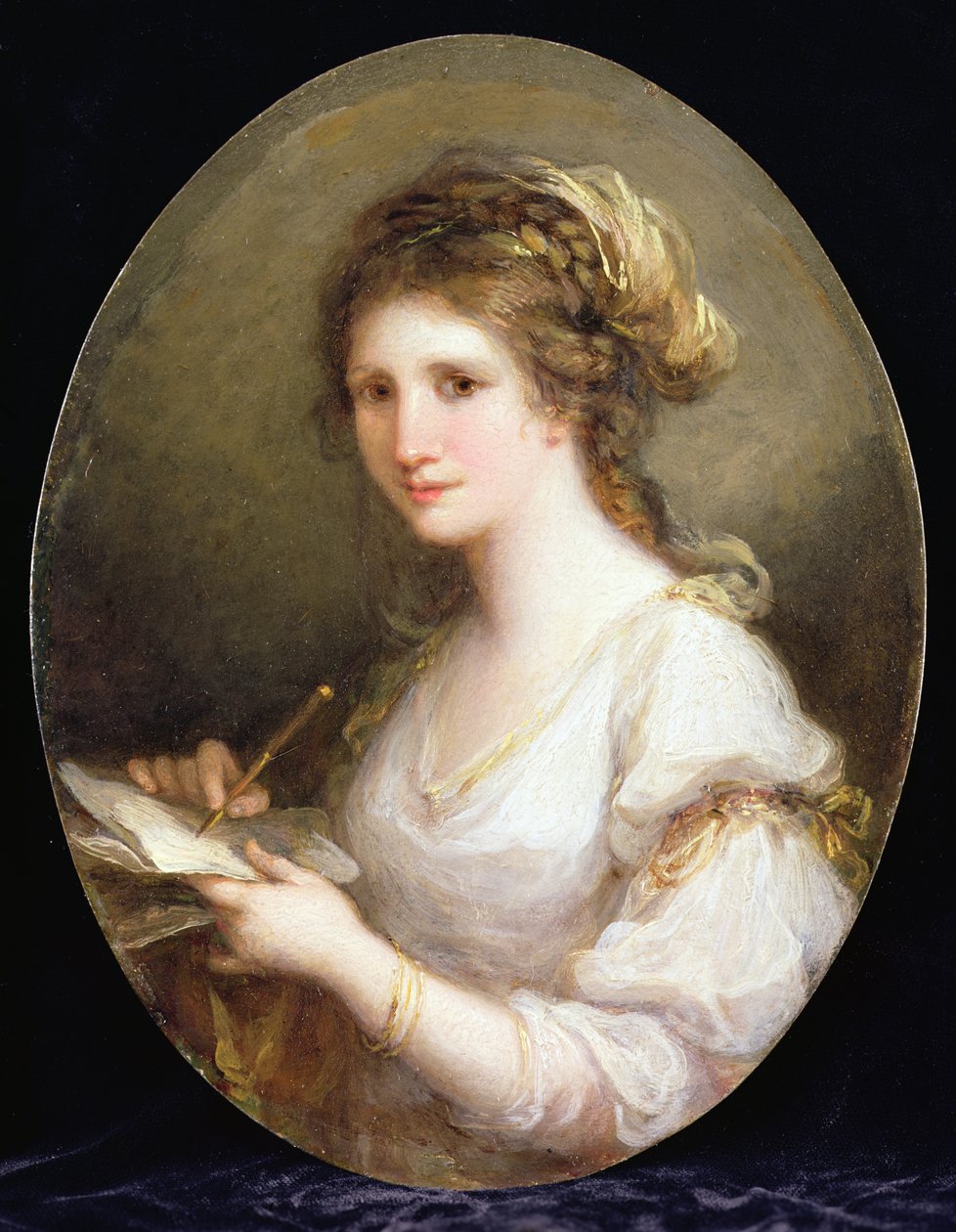 Portrait of a Lady, possibly a self-portrait by Angelica Kauffmann
