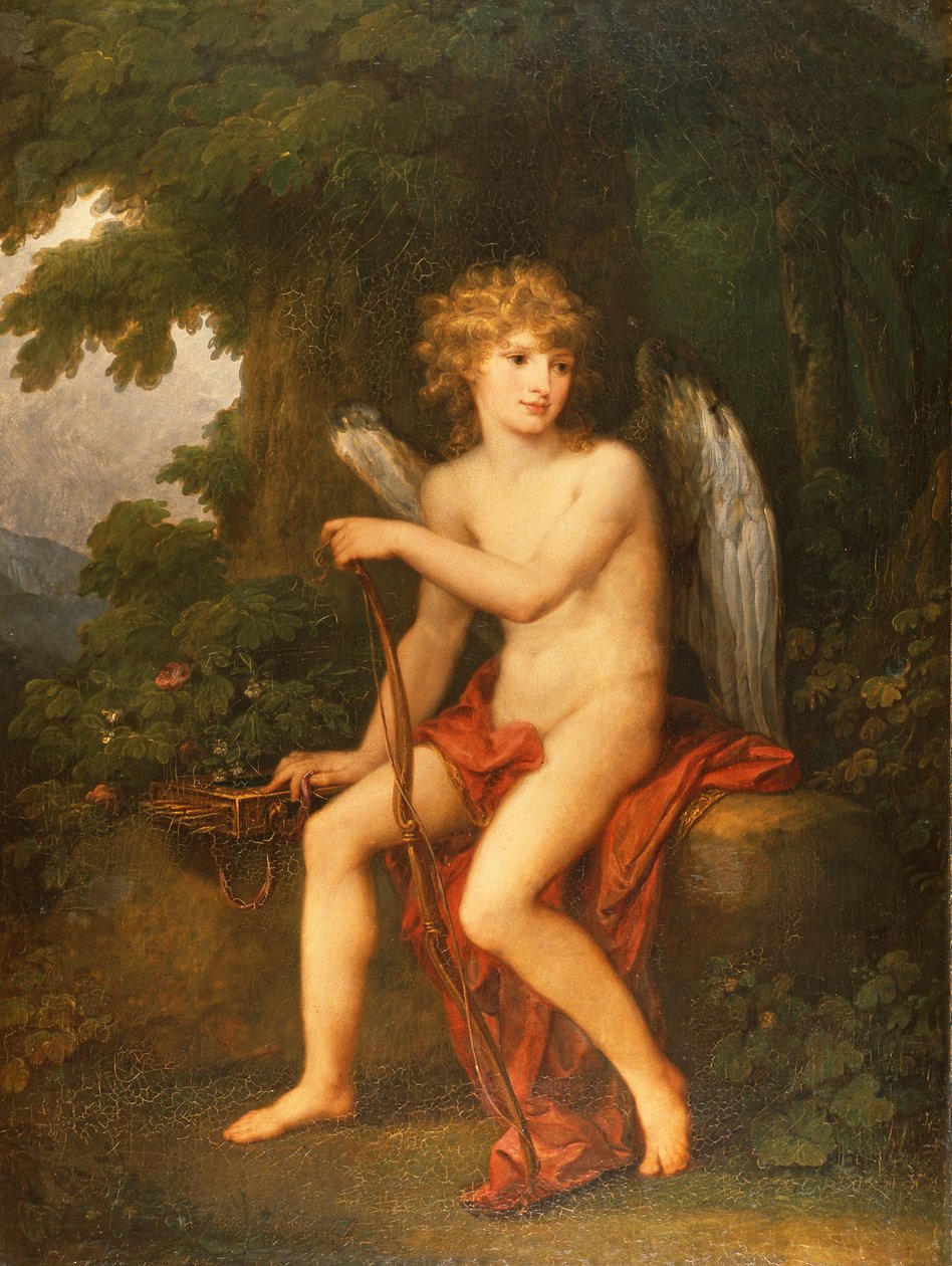 Portrait of the Prince Henryk Lubomirski as Cupid, 1786 by Angelica Kauffmann