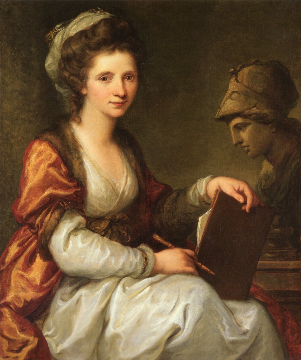 Self-portrait by Angelica Kauffmann