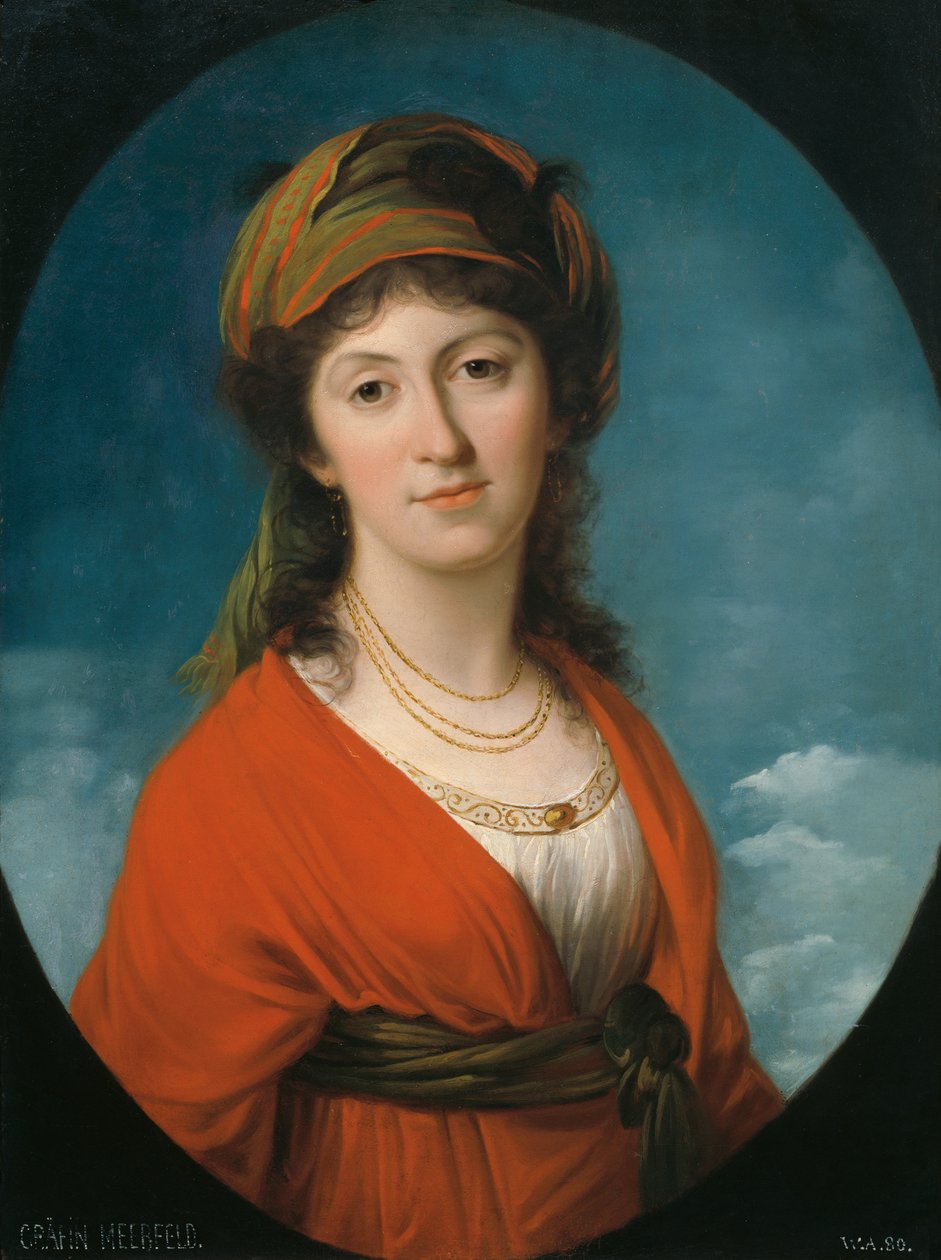 Portrait of Countess Marie Therese Meerfeld, née Dietrichstein by Angelica Kauffmann