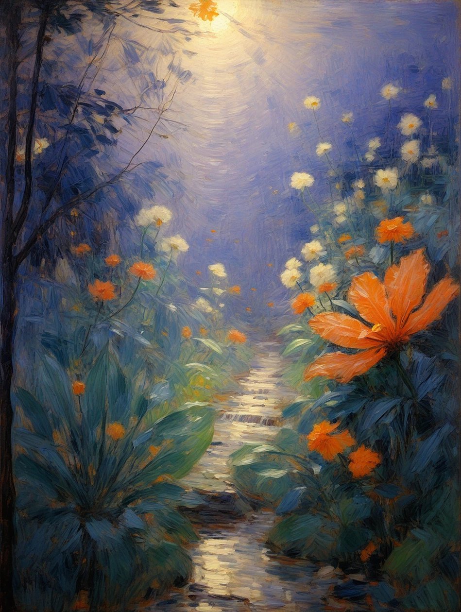 Florals 75, c.2023 by Angelita Hawke