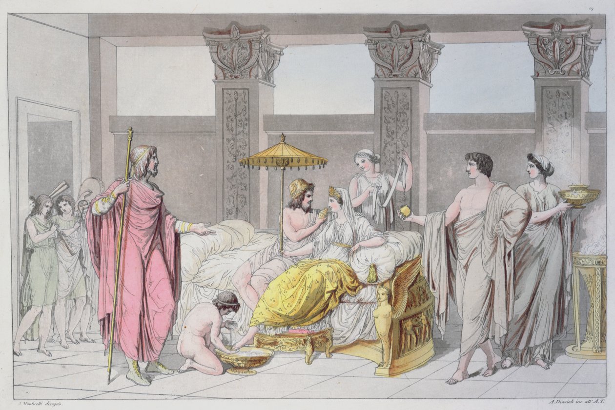 The Wedding of Ulysses and Penelope, illustration from 