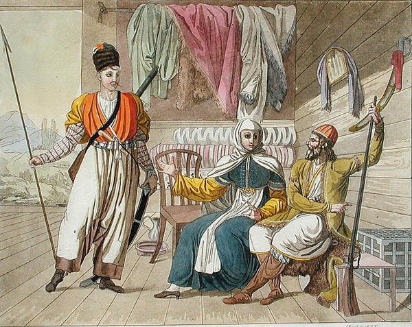 Grebenski Cossacks by Angelo (after) Biasioli
