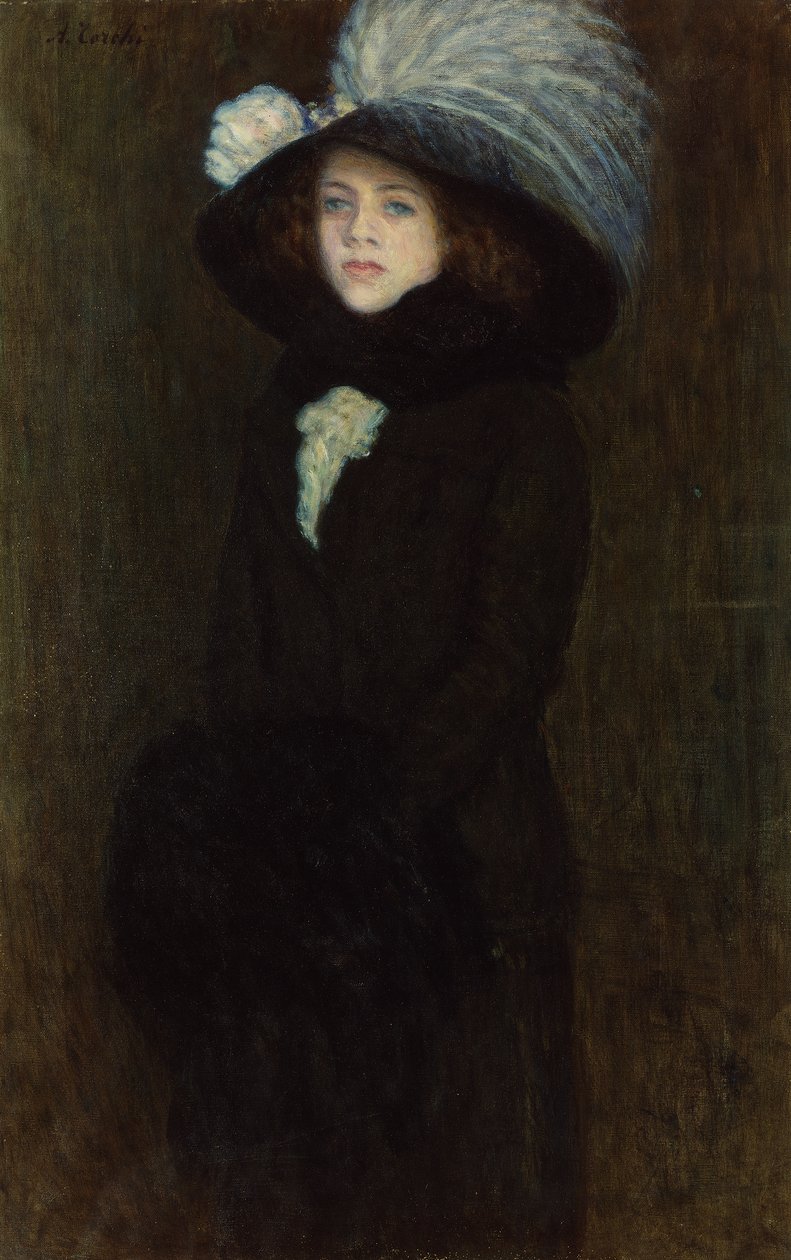Portrait of a Young Lady by Angelo Torchi