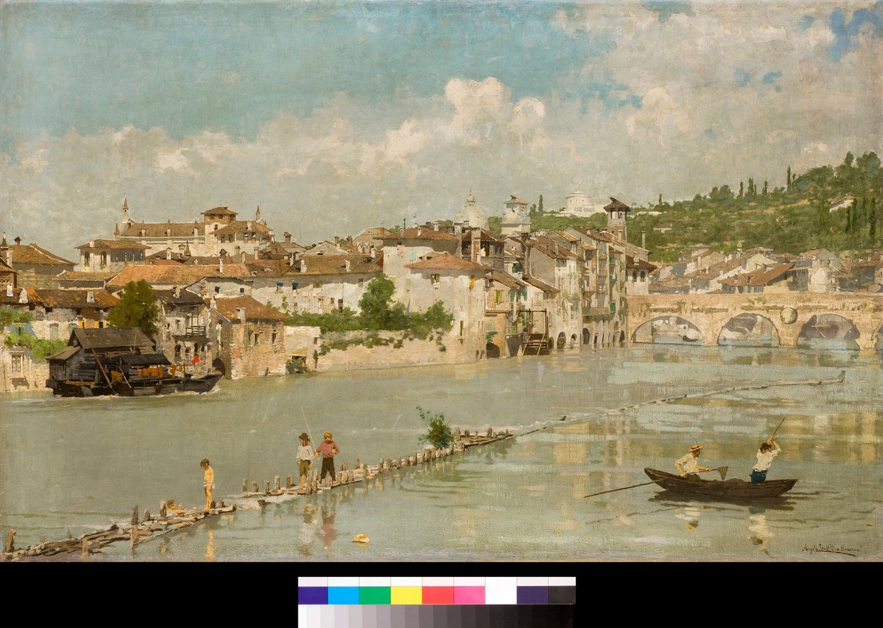 The Fishermen or Verona by Angelo dall