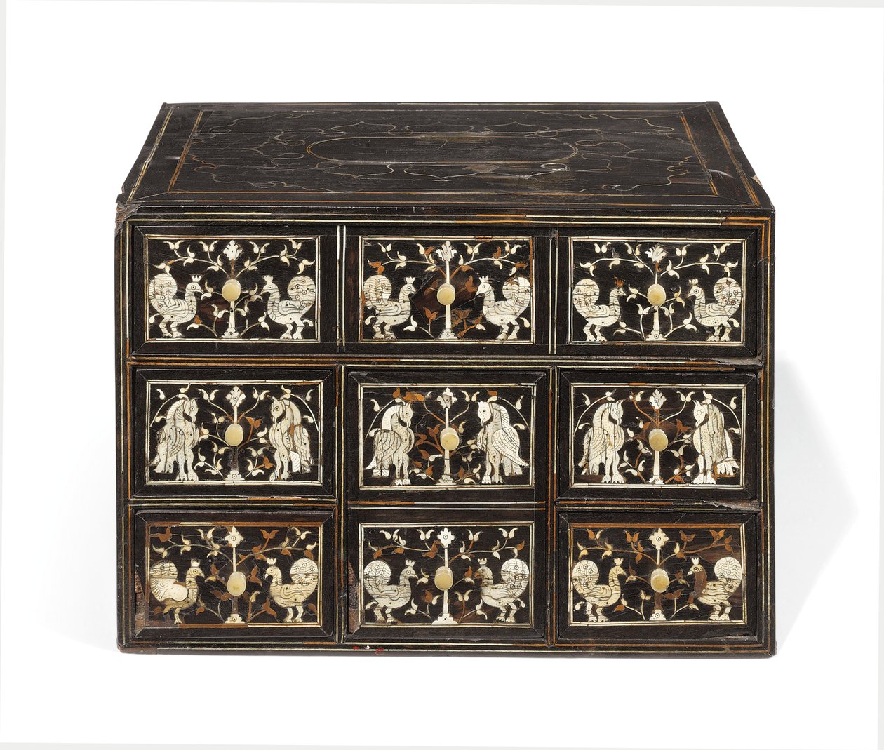 Table cabinet, late 17th century by Anglo Indian School