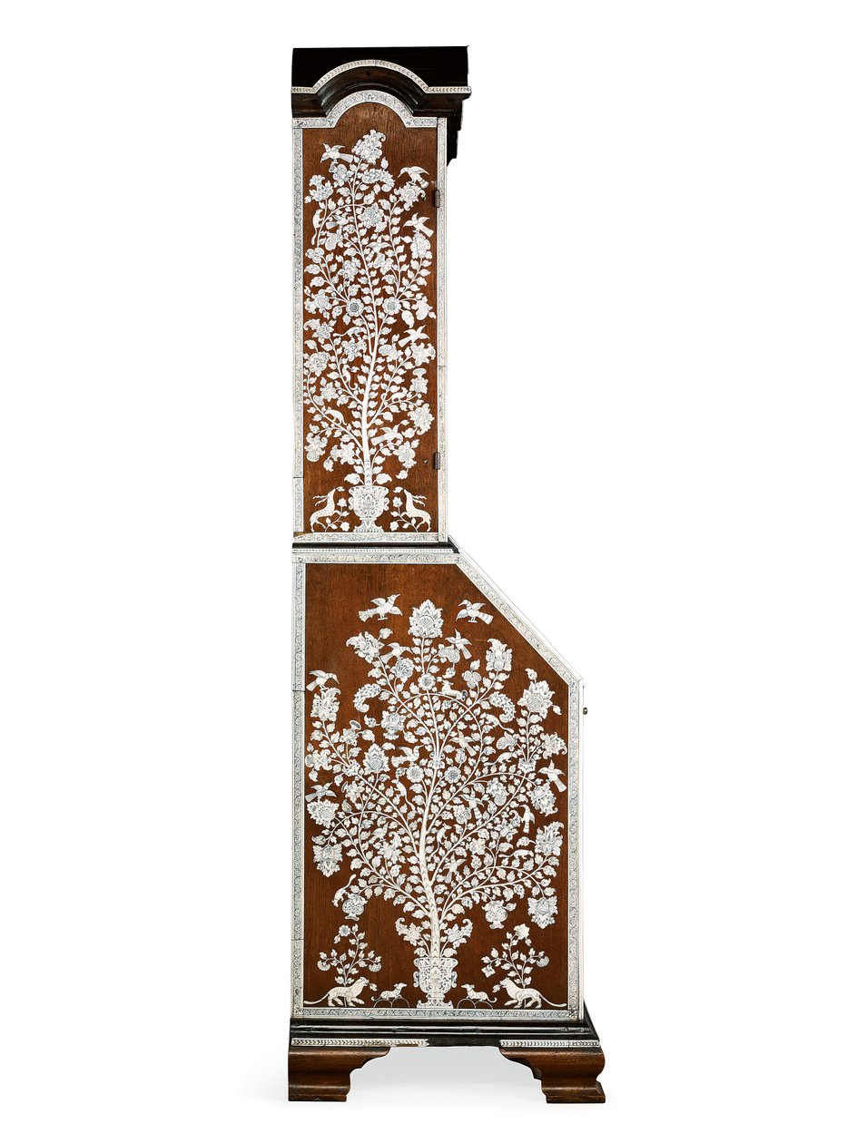 Bureau-cabinet, Vizagapatam, c.1720-30 by Anglo Indian School