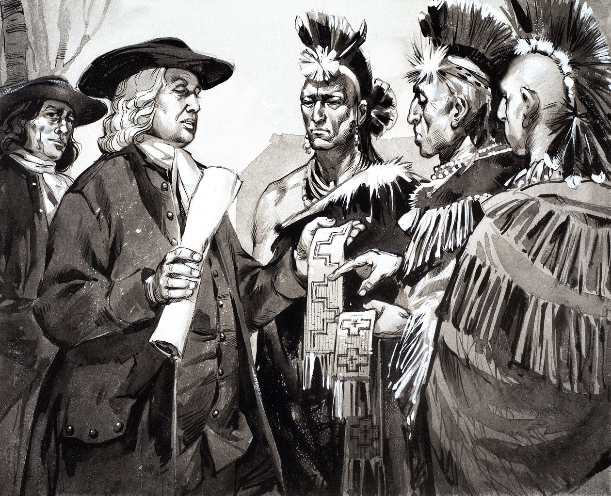 A Nation Divided, Illustration from 