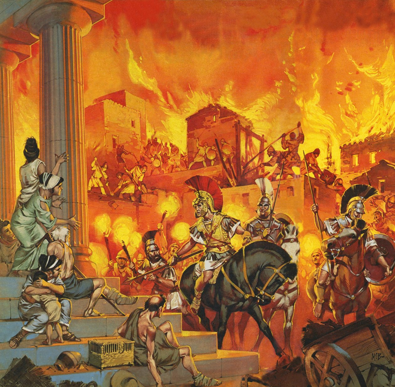 Alexander the Great Suppressing a Rebellion in Greece by Angus McBride