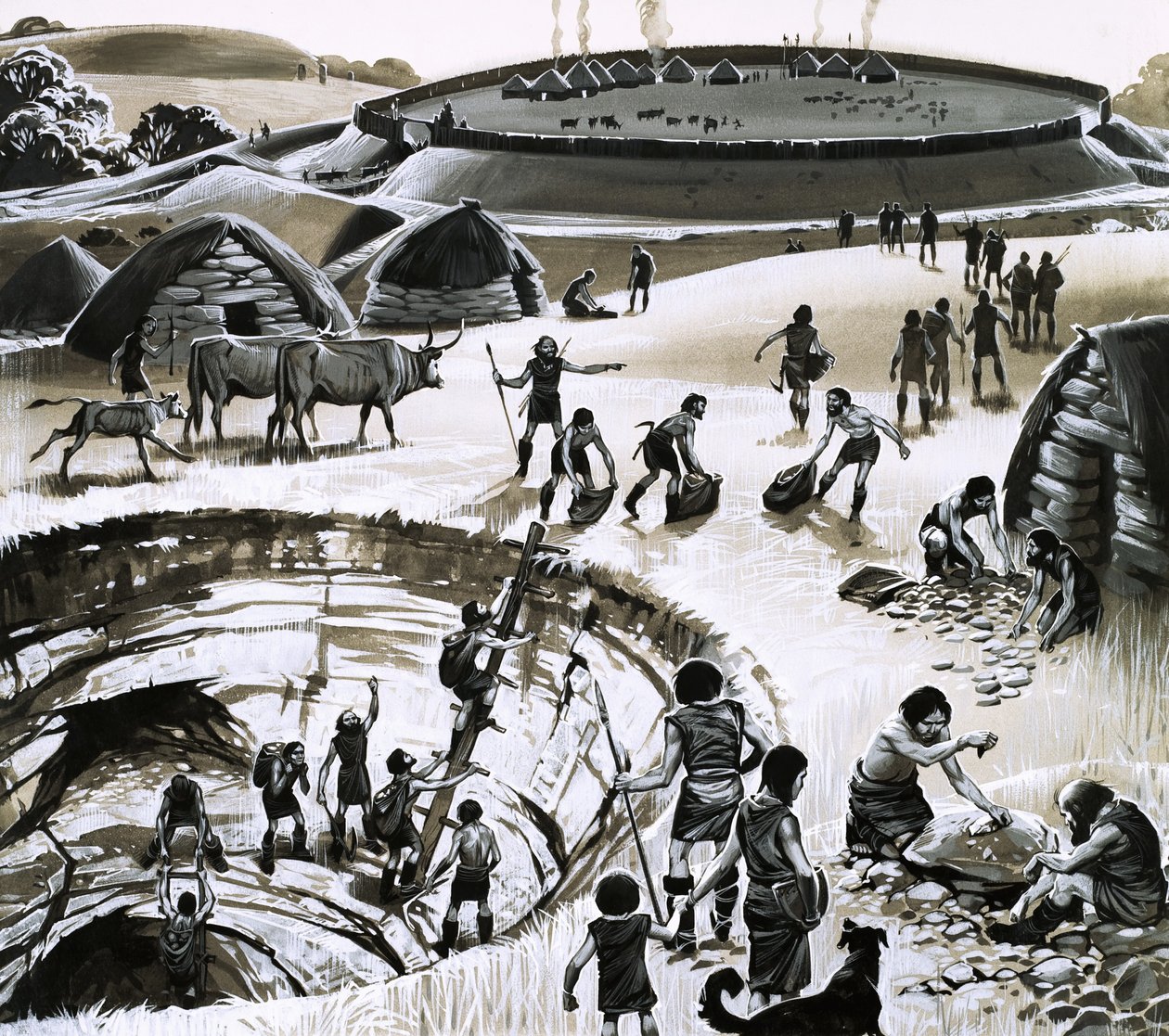 In Britain 4,000 Years Ago by Angus McBride