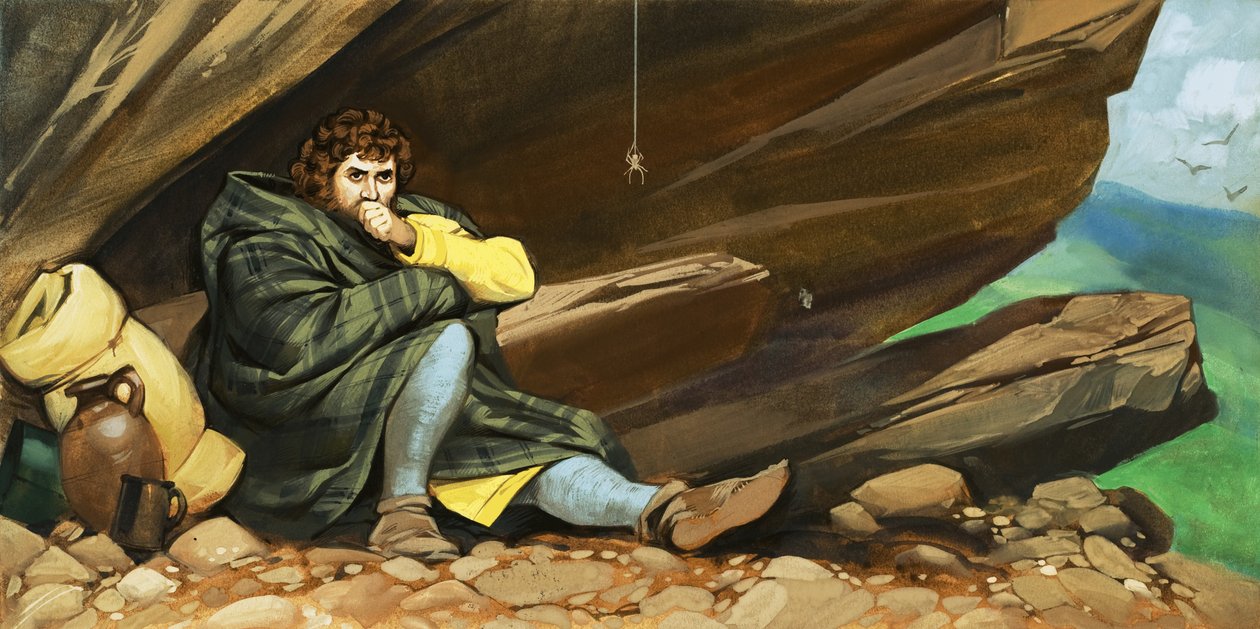 Robert Bruce and the Spider by Angus McBride
