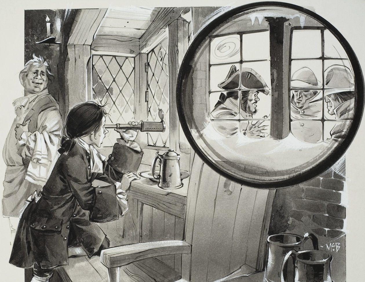 Through the Telescope by Angus McBride