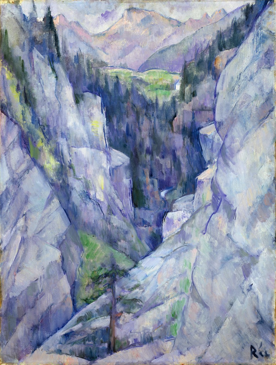 Ravine at Pians by Anita Ree: Premium art reproduction
