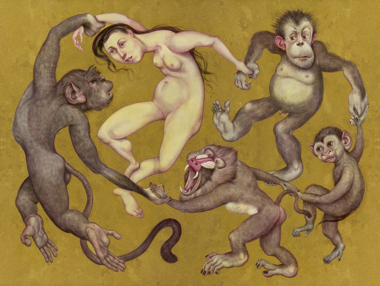 The Tamarin Dancers by Anita Kunz