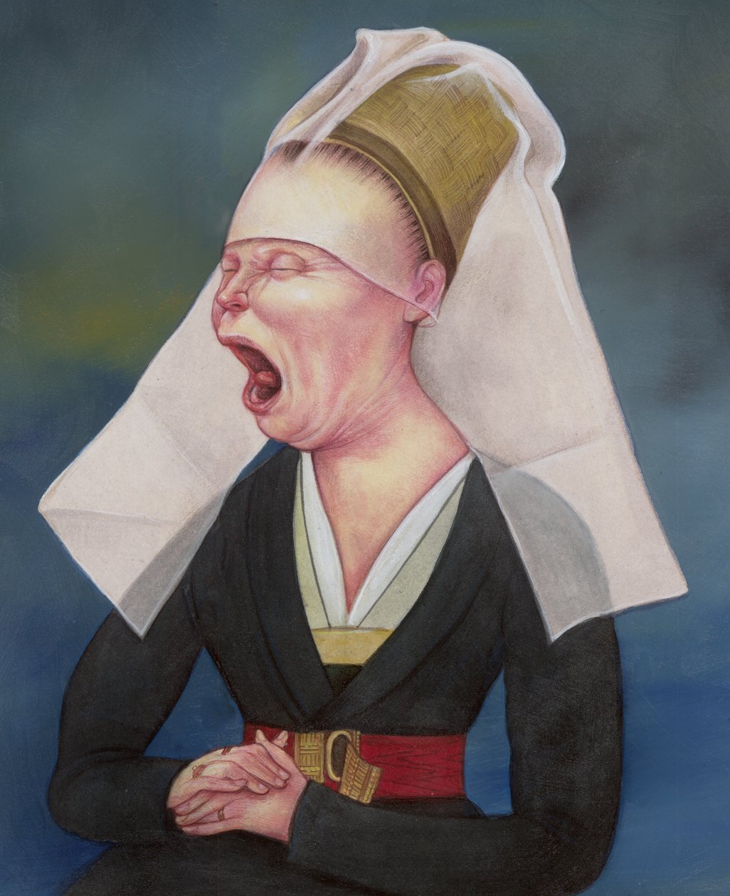Woman Being Mansplained by Anita Kunz