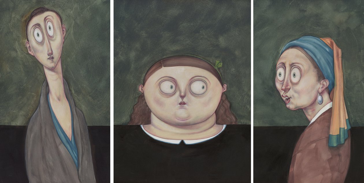 Women Chilling, 2017 by Anita Kunz