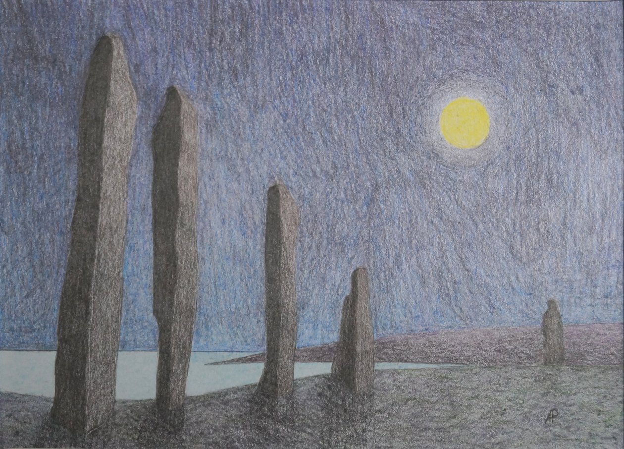 Ring of Brodgar, 2016 by Anna Phillips