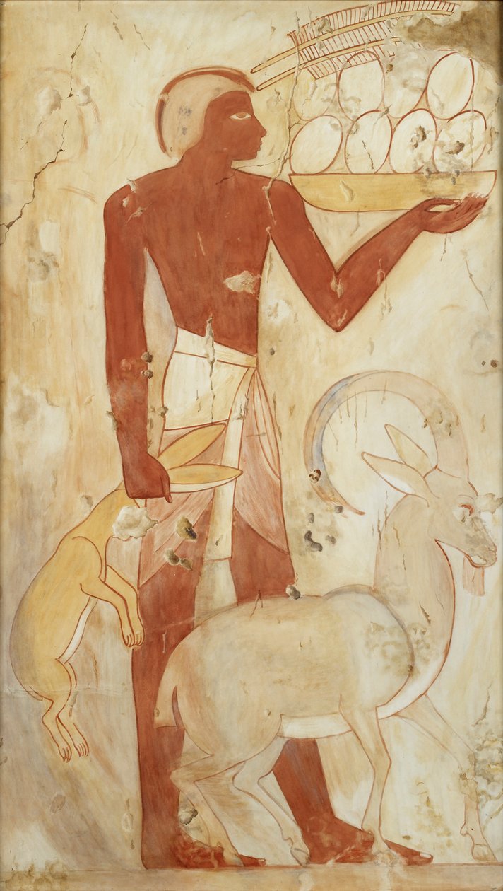 Copy of Wall Painting, Private Tomb 78 of Horemheb, Thebes by Anna