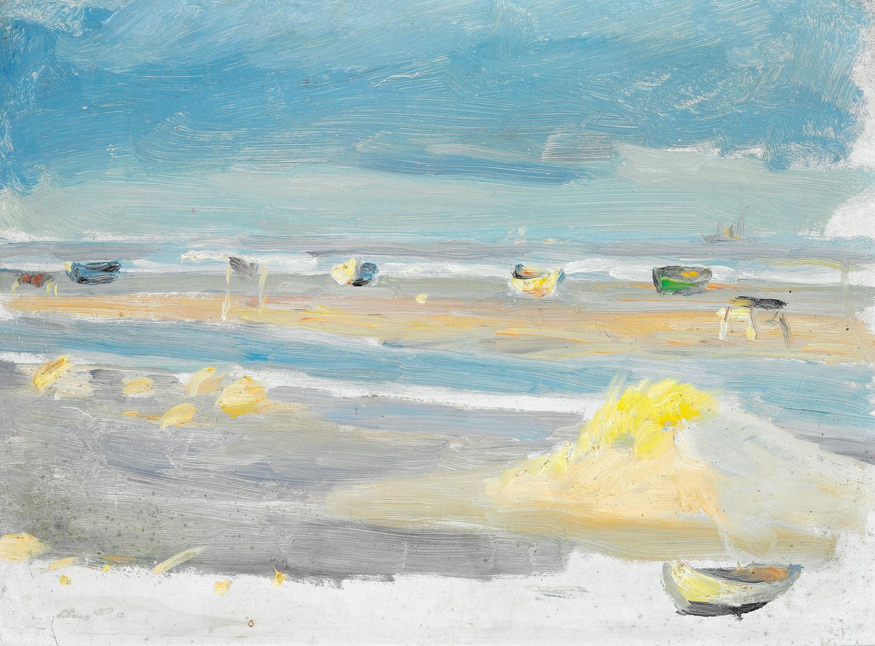 Boats on the Beach, Skagen by Anna Ancher