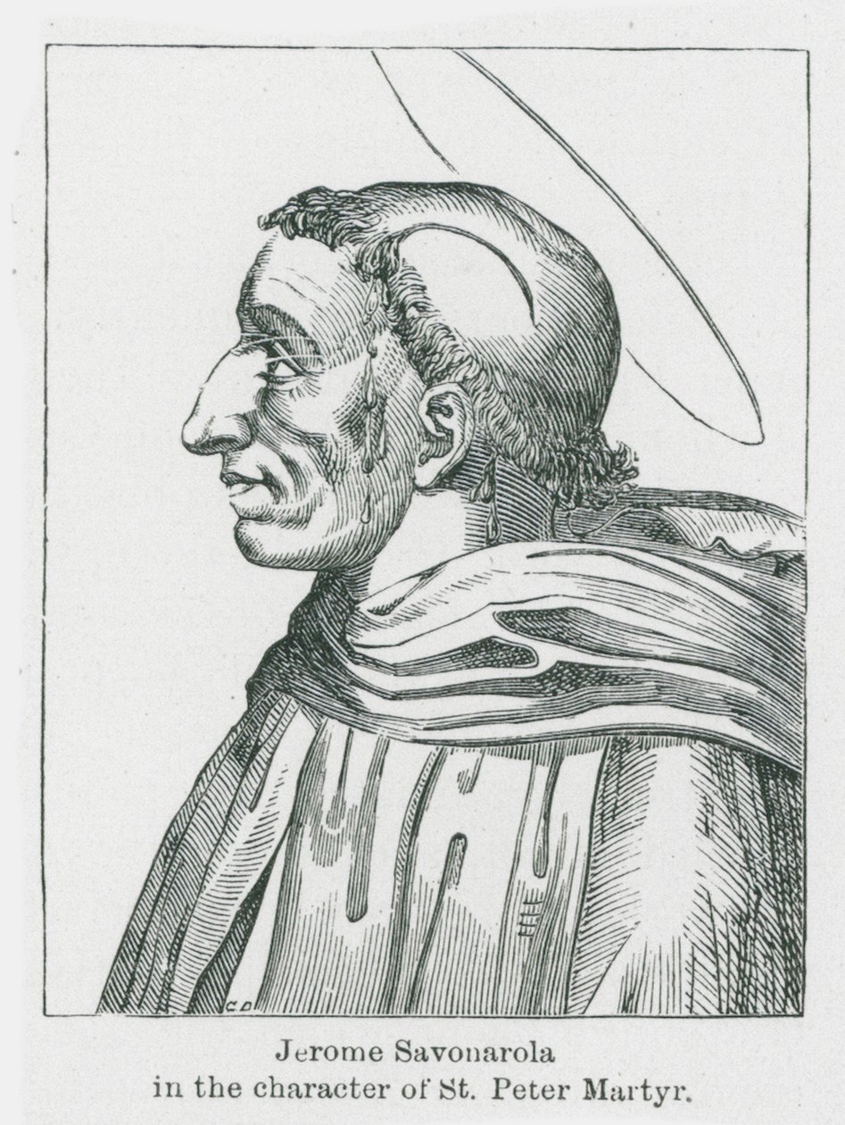 Jerome Savonarola in the Character of St Peter Martyr by Anna Brownell Jameson