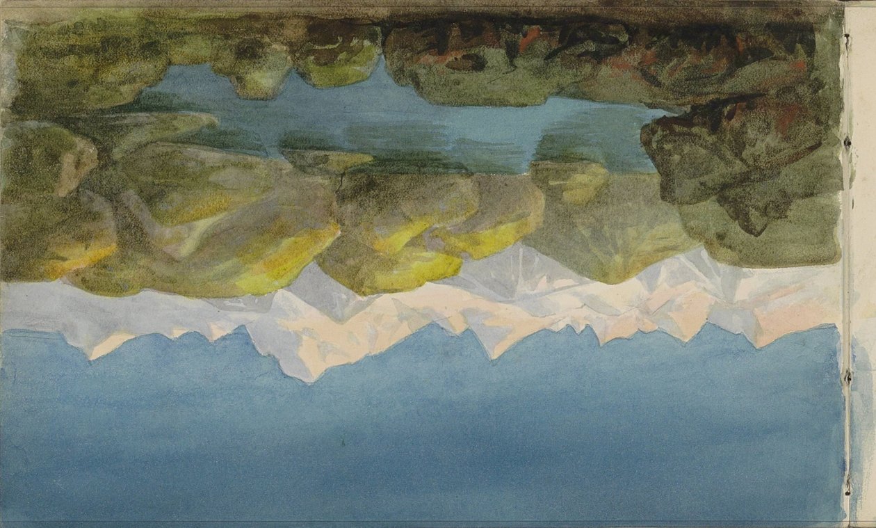 View of the Alps by Anna Catharina Maria van Eeghen (possibly)