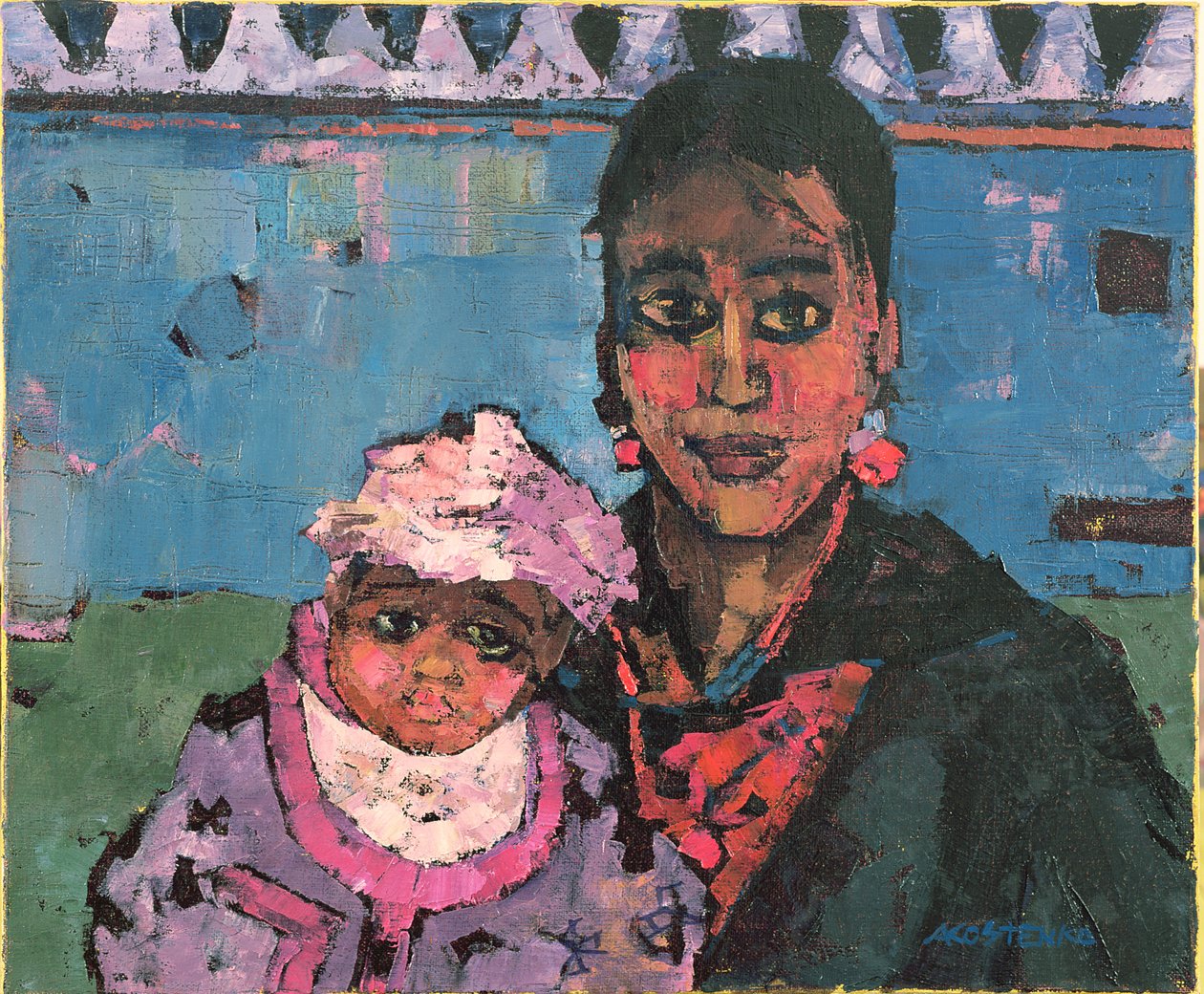 Spanish Mother by Anna Contemporary Artist Kostenko