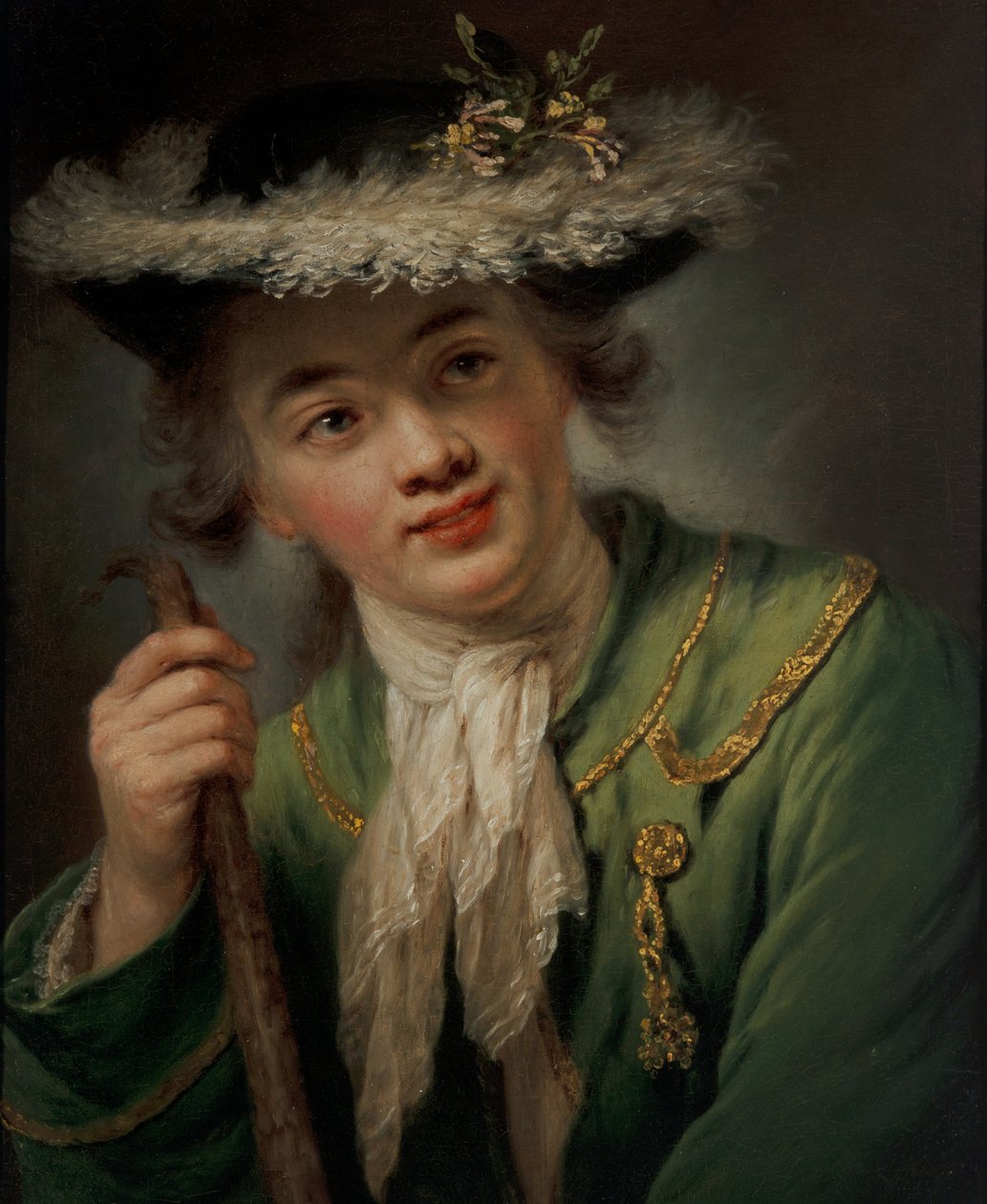 Portrait of a Young Woman by Anna Dorothea (1721 82) Lisiewska