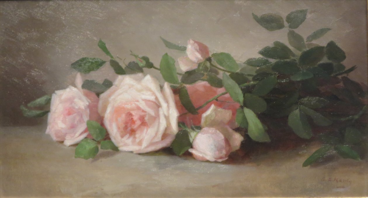 Still Life of Roses by Anna Eliza Hardy