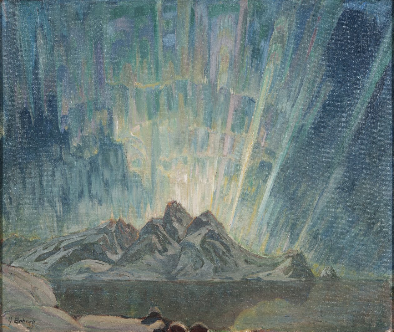 Northern Lights. Study from North Norway by Anna Katarina Boberg