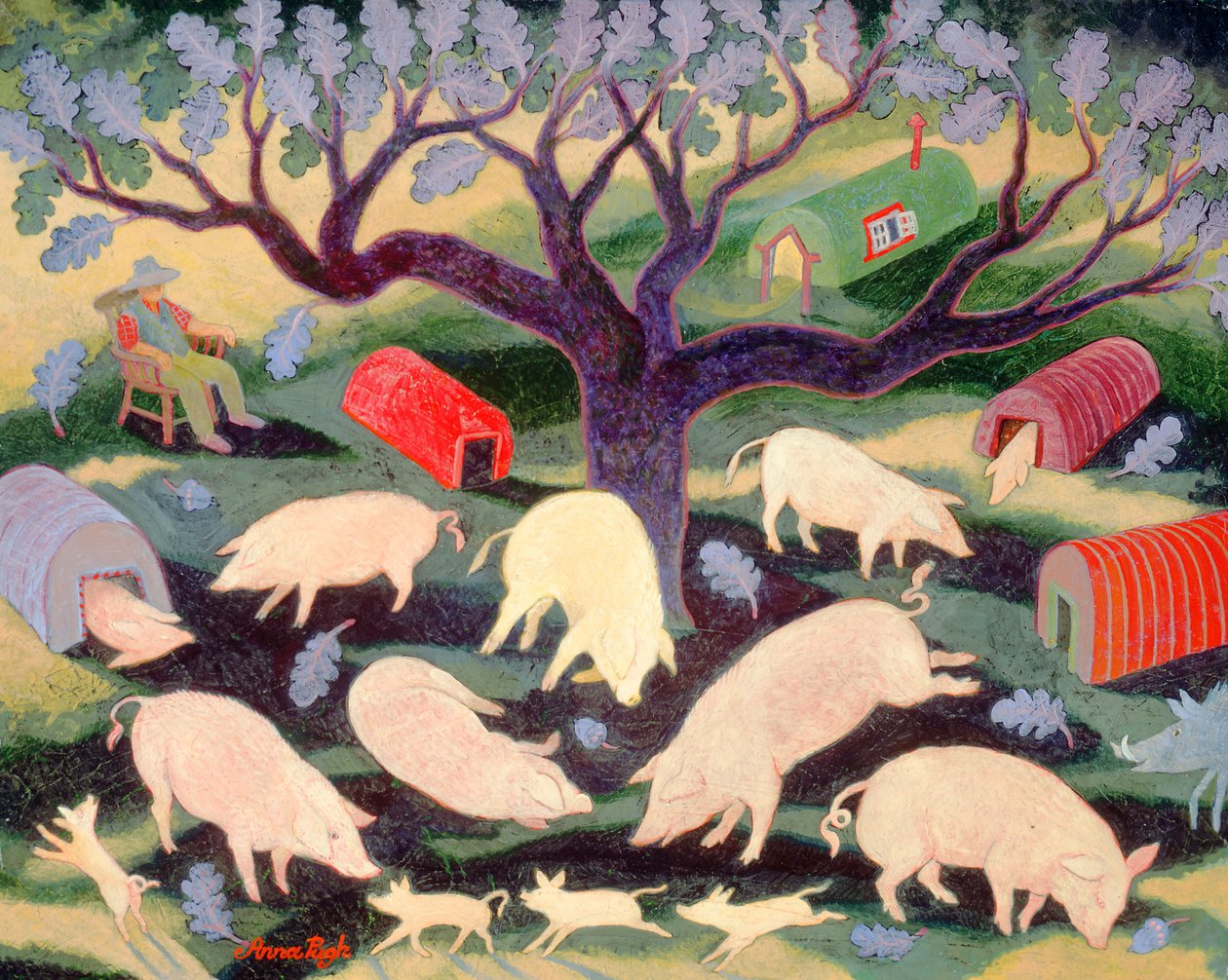 Happy man by Anna Pugh