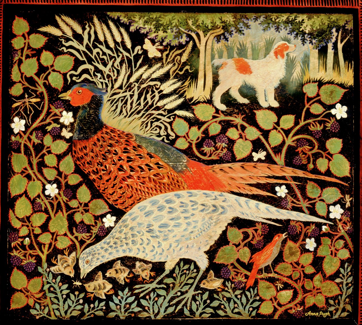 Pheasants by Anna Pugh