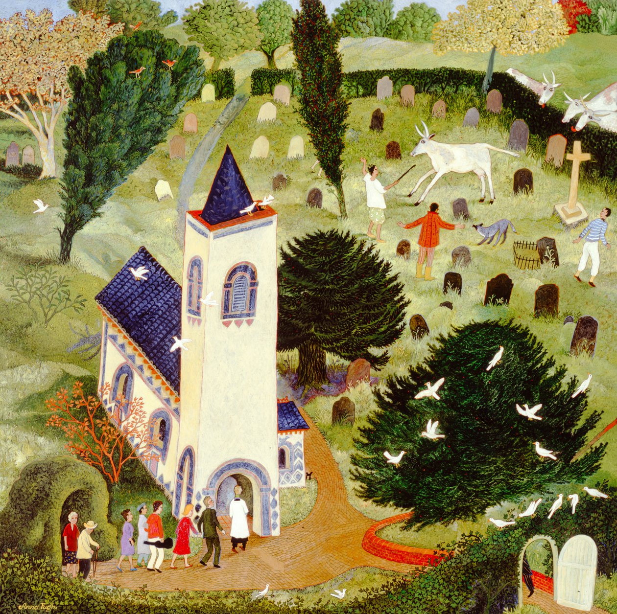 Strayed Cattle, 2007 by Anna Pugh