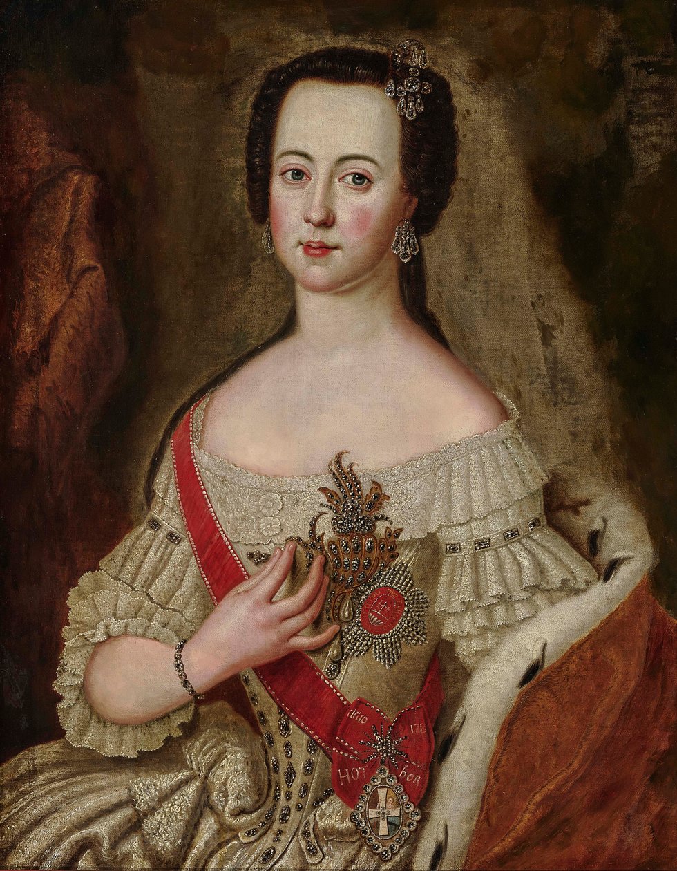 Portrait of Empress Catherine II by Anna Rosina Lisiewska