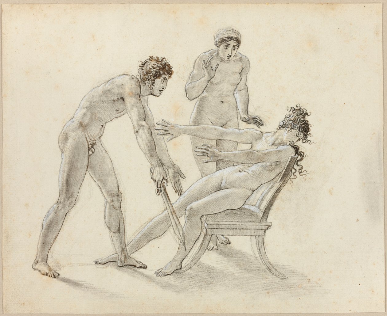 Hermione Rejecting Orestes by Anne-Louis Girodet de Roucy-Trioson