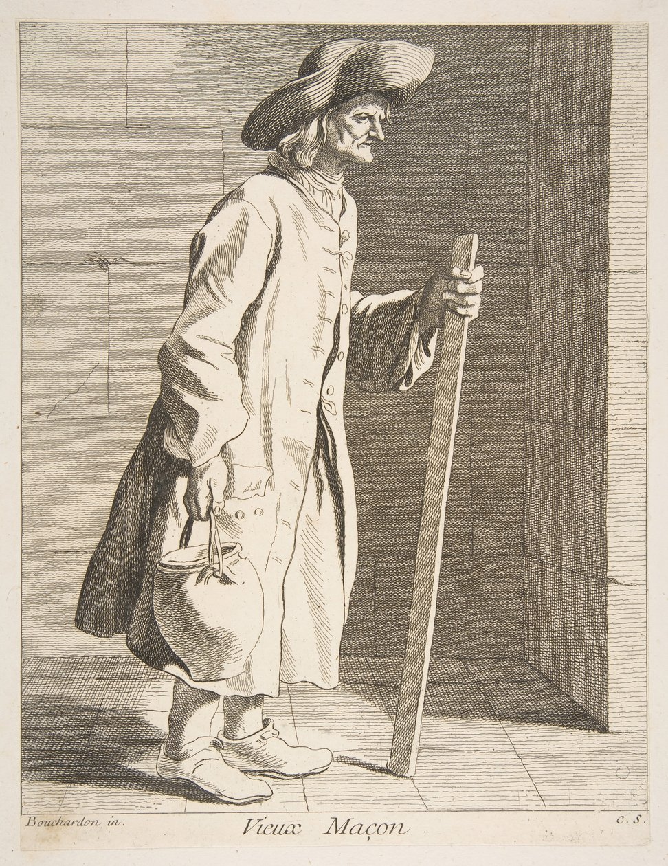 Old Bricklayer by Anne Claude Philippe de Caylus