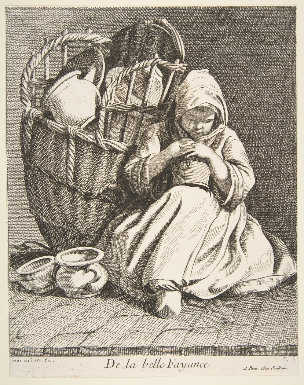 Pottery Peddler, 1738 by Anne Claude Philippe de Caylus