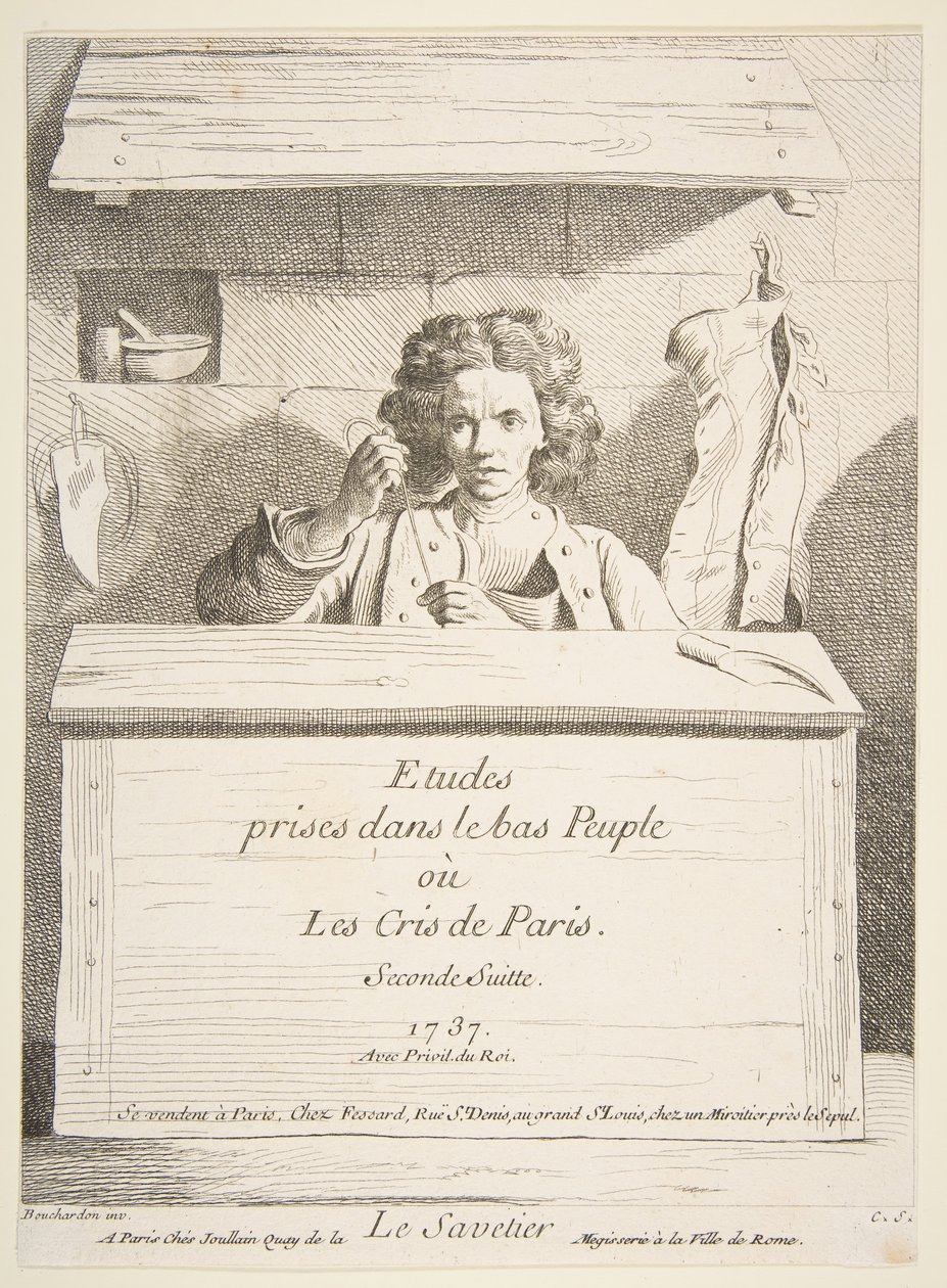 The Cobbler by Anne Claude Philippe de Caylus