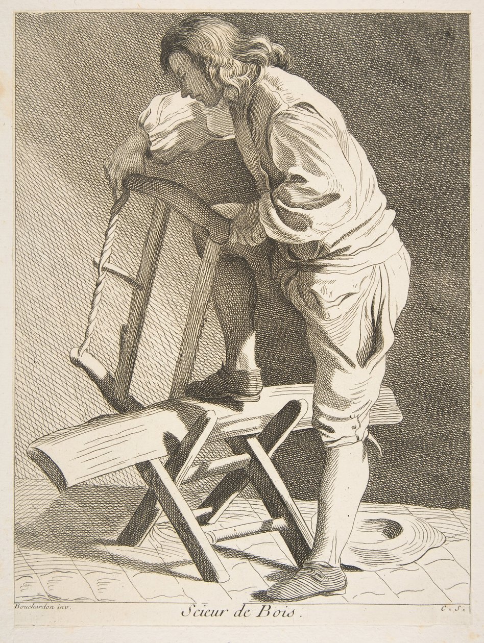 Wood Cutter by Anne Claude Philippe de Caylus
