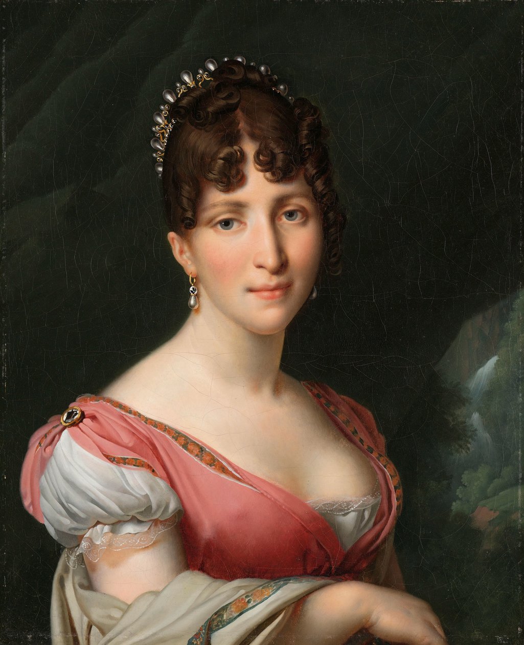 Portrait of Hortense de Beauharnais, Queen of Holland by Anne Louis Girodet Trioson