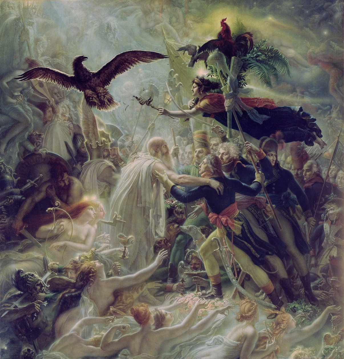 Apotheosis of the French Heroes Who Died for Their Country During the War for Freedom by Anne Louis Girodet de Roucy Trioson