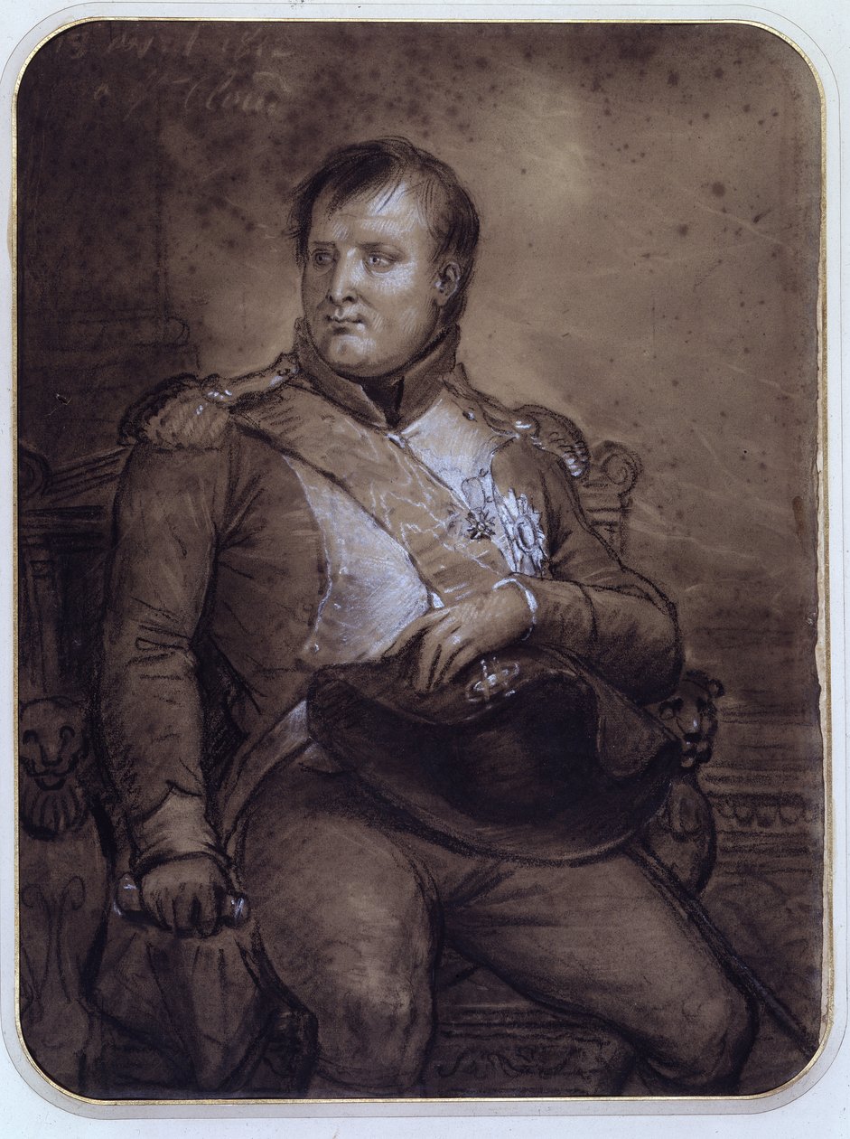 Napoleon I at Saint-Cloud by Anne Louis Girodet de Roucy Trioson
