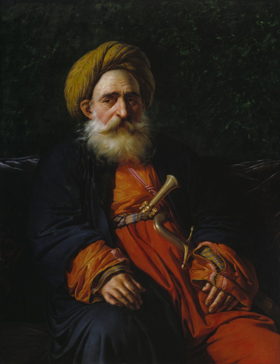 Portrait of the Katchef Dahouth, Christian Mameluke by Anne Louis Girodet de Roucy Trioson