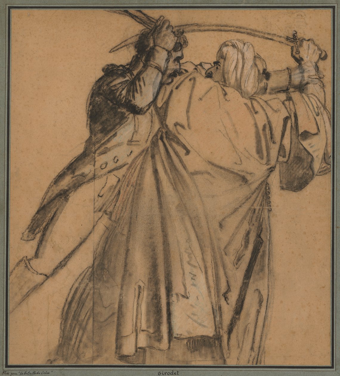 Two Arabs, for The Revolt of Cairo by Anne Louis Girodet de Roucy Trioson