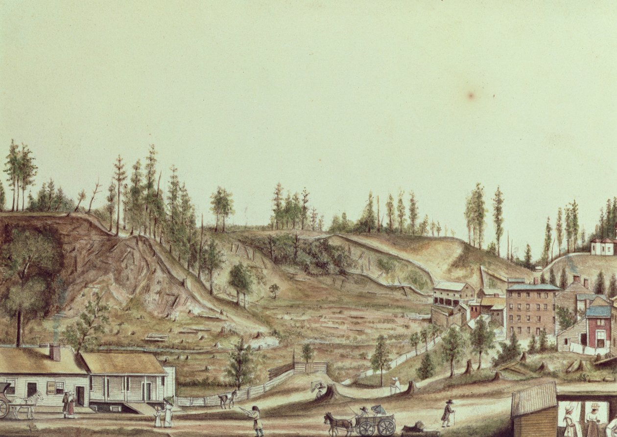 Ballston Spring, New York by Anne Marguerite Hyde de Neuville