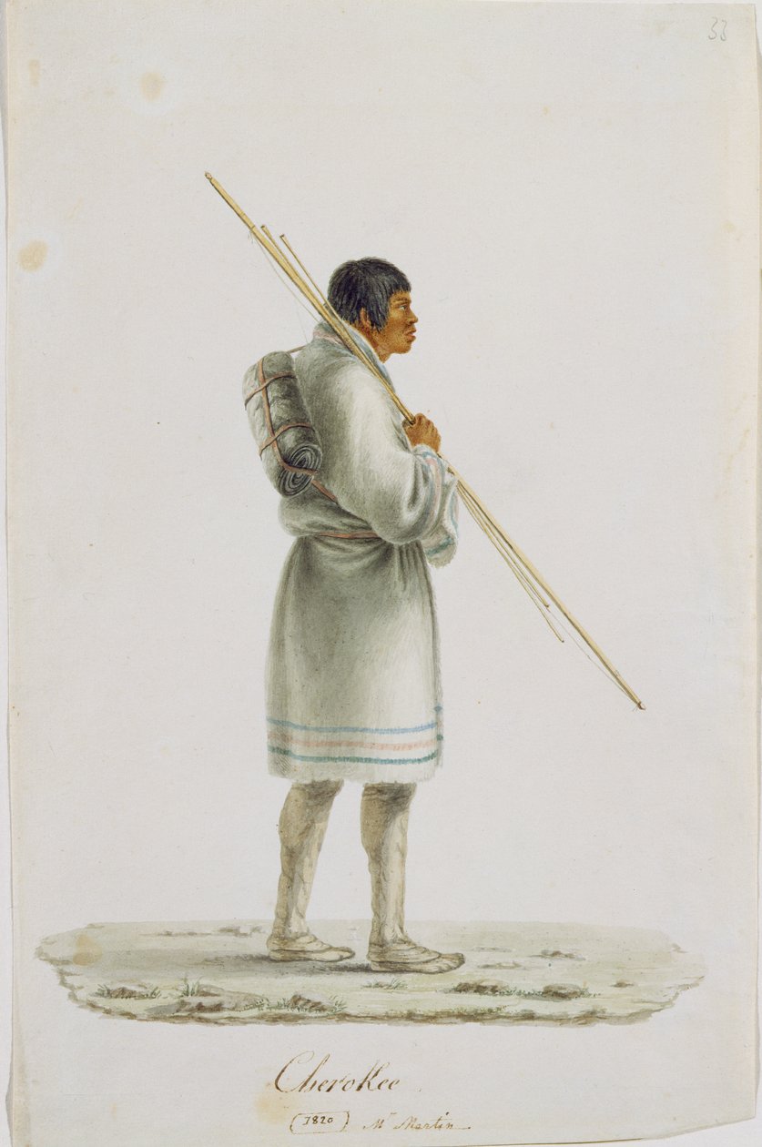 Cherokee, 1820 by Anne Marguerite Hyde de Neuville