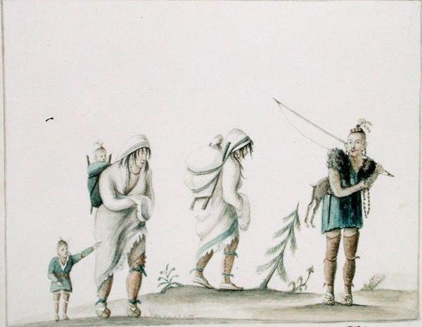 Indian Family by Anne Marguerite Hyde de Neuville