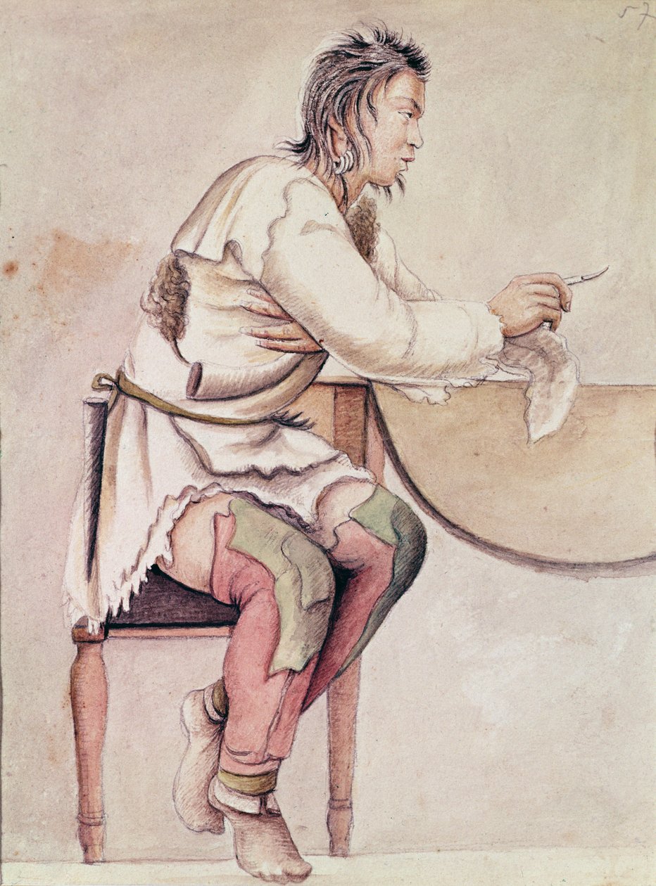 Portrait of an Indian (Red Jacket) by Anne Marguerite Hyde de Neuville