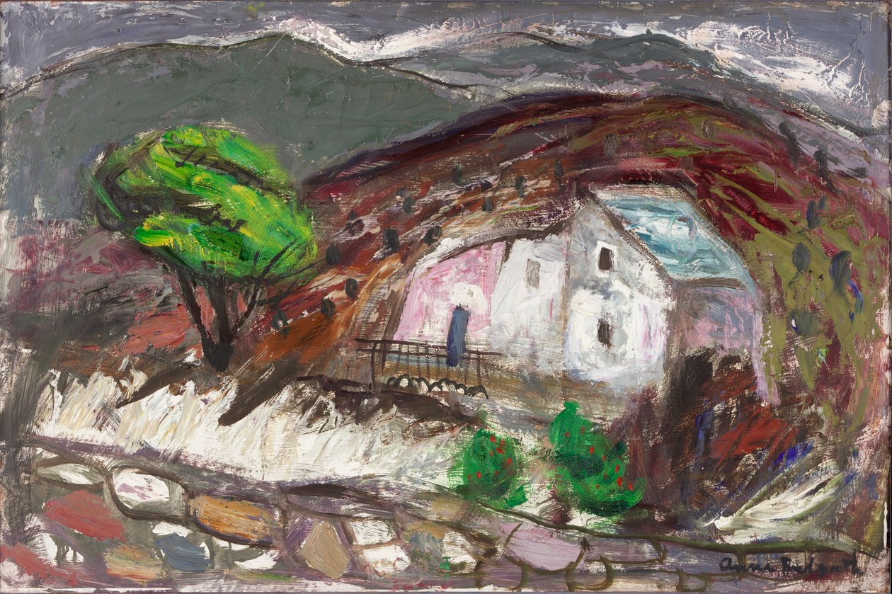The Valley of San Martino di Lota, Corsica, c.1950-60 by Anne Redpath